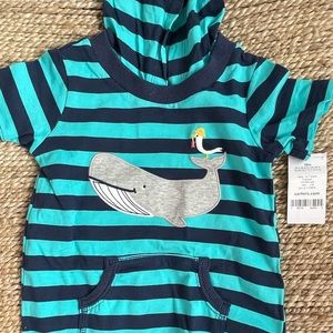 Summer romper hoodie